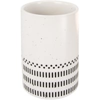 KLEINE WOLKE Zahnputzbecher Alva, Accessoires, Farbe Schwarz Weiss, Material: