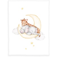 Herding Baby Best Microfaser-Flauschdecke Sleeping on the moon, 75