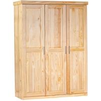 VCM Peba Kleiderschrank 3 Türen, natur.