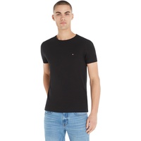 Tommy Hilfiger Core Stretch Slim Fit C Kurzarm-T-Shirt Black
