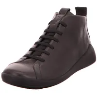 THINK! DUENE chromfrei gegerbte nachhaltige Wechselfußbett Slipper, 0000 SCHWARZ,
