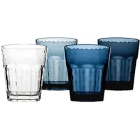 Bo-Camp Camping Gläser 4er Set Mix&Match Reise Trinkglas Wasser
