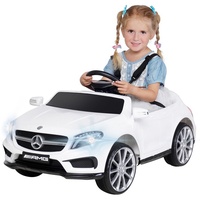 ACTIONBIKES MOTORS Kinder-Elektroauto Mercedes AMG GLA45 Lizenziert (Weiß)