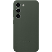 Samsung Leather Case für Galaxy S23 Grün