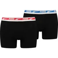 Puma Men Multi Logo Boxer schwarz/mehrfarbig XL 2er Pack