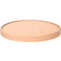 Nature Star Deckel für Einweg-Salatschalen braun Ø 18,5 cm,
