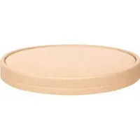 Nature Star Deckel für Einweg-Salatschalen braun Ø 15,0 cm,