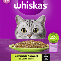 Whiskas 7+ Gemischte Auswahl in Sauce 12 x 85g