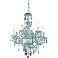 Trio REALITY LEUCHTEN Kronleuchter "KRONE", weiß (kristallweiß), 9, Leuchten,