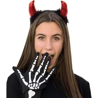 Oblique Unique Teufelshörner Haarreifen Unisex Einheitsgröße