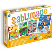 Sentosphere 3908801 - Sablimage Sandbilder, Waldtiere,