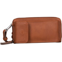 Tom Tailor Ela Smartphonewallet mit Tragegurt, braun, Uni, Gr.