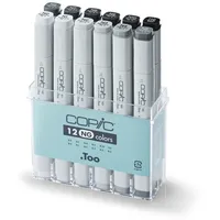 Copic Marker 12er Grau Set \"NG\", neutrale Grautöne"