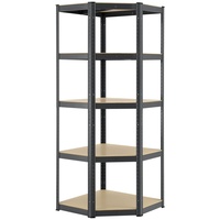 Juskys Eckregal Corner Basic 180 x 70 x 40-70
