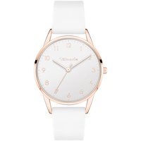 TAMARIS Damen Analog Quarz Uhr mit Silikon Armband TT-0121-PQ