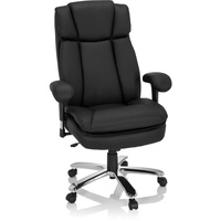 HJH Office Bürostuhl BUILDER XXL I Kunstleder Schwarz