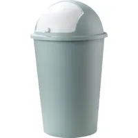 Home4You Mülleimer 50 l Pastellgrün