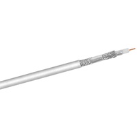 Goobay 120 dB SAT-Koaxialkabel, 4x geschirmt, CCS - für