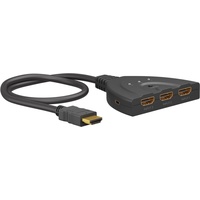 Goobay HDMI-Umschaltbox 3 auf 1 (4K 60 Hz)
