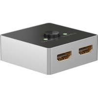 Goobay Manuelle HDMI-Umschaltbox 2 auf 1 (4K @ 60