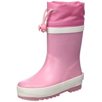 Playshoes Jungen Unisex Kinder Gummistiefel Zugband Regenstiefel, rosa, 20