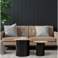Home Affaire Beistelltisch (Set, 2 St.), Ablagefläche aus Kork,