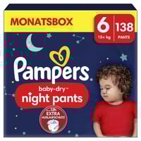 Pampers Windeln Monatsbox baby-dryTM Night Pants Größe Gr.6 (15+