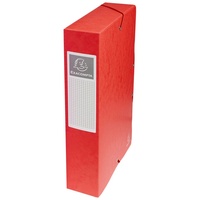 Exacompta 50605E 1 Abheftbox mit Gummibändern Exabox aus Glanzkarton