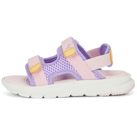 Puma Evolve PS Schiebe-Sandalen, Vivid Violet-Pearl PINK-Light Straw, 31