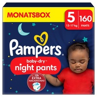 Pampers Windeln Monatsbox baby-dryTM Night Pants Größe Gr.5 (12-17