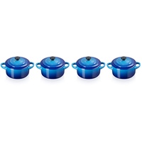 Le Creuset Mini-Cocotte Set AZURE, Auflaufform, Blau