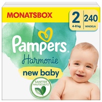 Pampers Baby Windeln Harmonie HALBMONATSBOX, Sanfter Hautschutz Und Pflanzenbasierte