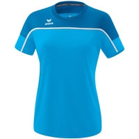 Erima Change T-Shirt Damen curacao/mykonos/weiß 44