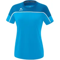 Erima Change T-Shirt Damen curacao/mykonos/weiß 36