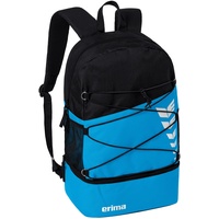 Erima Six Wings Rucksack mit Bodenfach (7232324), curacao/schwarz, 1