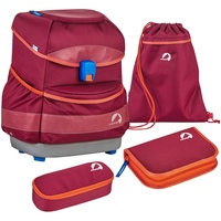Finkid Buddy Classic Schulrucksack-Set Beet Red Chili