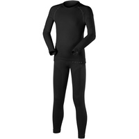 Falke Maximum Warm Kinder Funktionswäsche Set black 158-164