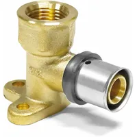 Heima24 Pressfitting-Wandwinkel 39 mm - 16 x 2,0 mm