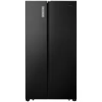 Hisense RS677N4AFC Side-by-Side (519 l, 1786 mm hoch, Schwarz)