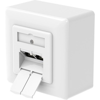 Hama Netzwerkdose CAT-6a 10 Gbit/s Weiß