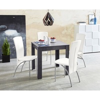 INOSIGN Essgruppe, Tischbreite 80 cm in schieferfarben, 5-tlg), Essgruppe,