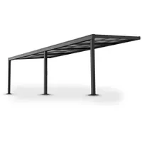 Juskys Terrassendach Jakarta 7 x 3 m grau