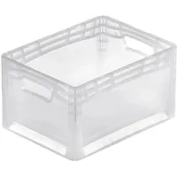 Proregal Transparenter Eurobehälter LightLine mit Offenem Griff HxBxT 22