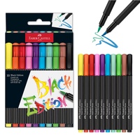 Faber-Castell Black Edition Filzstifte farbsortiert, 10 St.