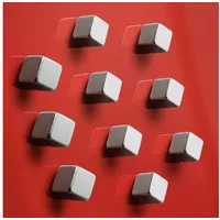 Sigel C5 "Strong" Magnete silber, Metall 1,0 x 1,0