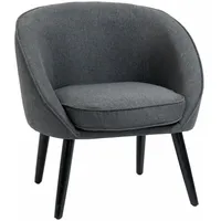 Homcom Loungesessel Grau 71 x 65 x 75 cm