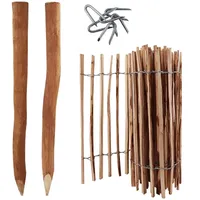 Aquagart 5m Komplett Set Staketenzaun 120cm hoch Lattenabstand 4-6cm