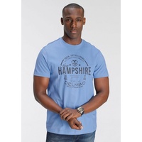 Delmao T-Shirt DELMAO, Herren, Gr. S (44/46), blau (hellblau),