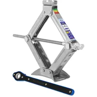 Alca alca® Wagenheber Scherenwagenheber mit Ratsche 1,5t Universal Hubhöhe