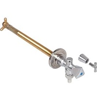 Schlösser Frost-Tec Außenarmatur 0028151550001 1/2", Dreikantgriff, mit Steckschlüssel, für